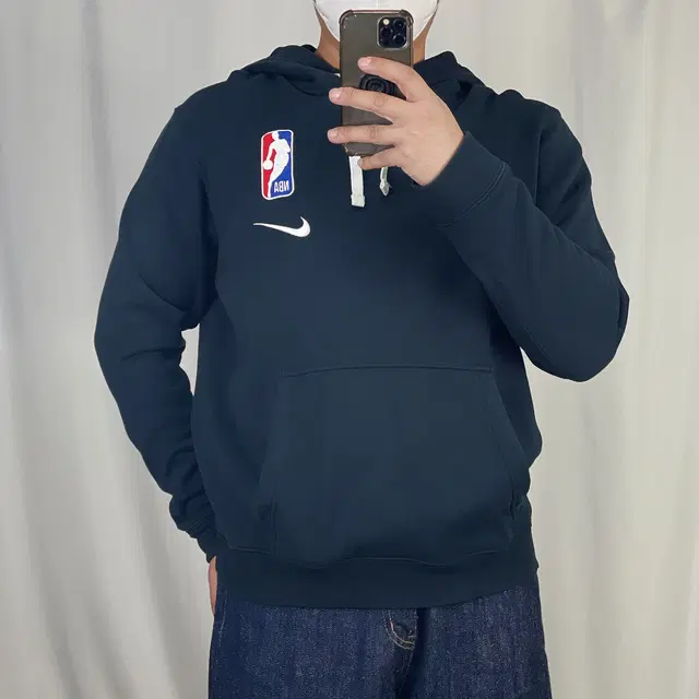 나이키 x NBA 블랙 후드티 M .241010