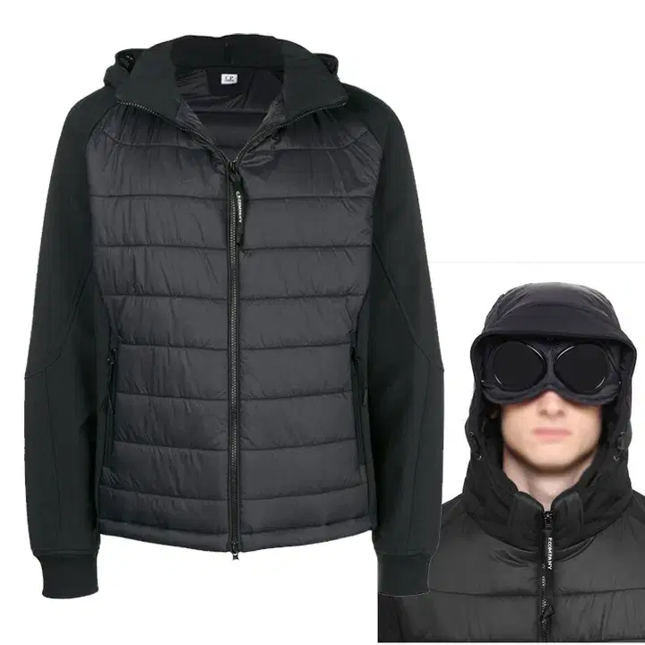 CP Company Goggle Hooded Padded Jumper 05CMOW009A 005242M 392