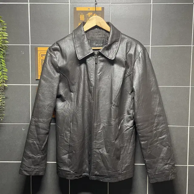 Vintage Leather Jacket [XL] 빈티지 싱글레더자켓