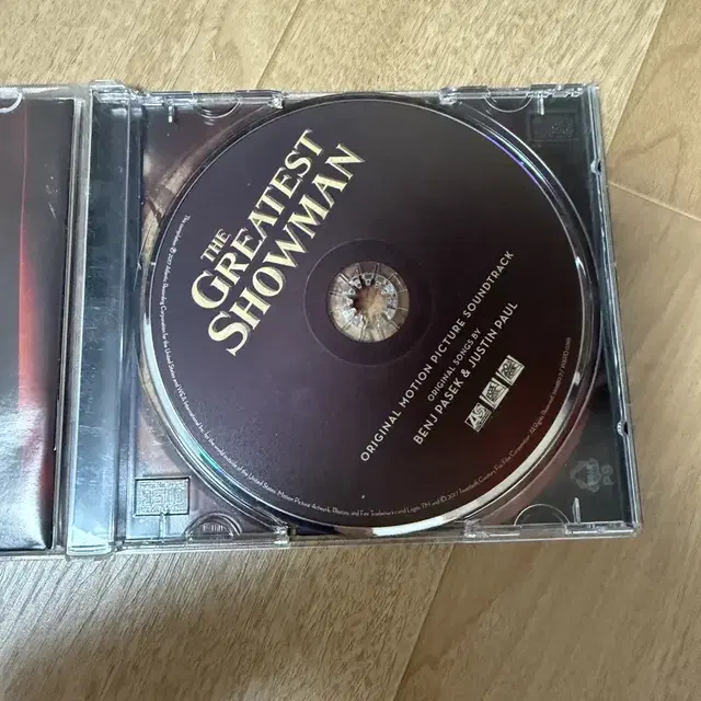 The Greatest Showman 위대한 쇼맨 ost CD