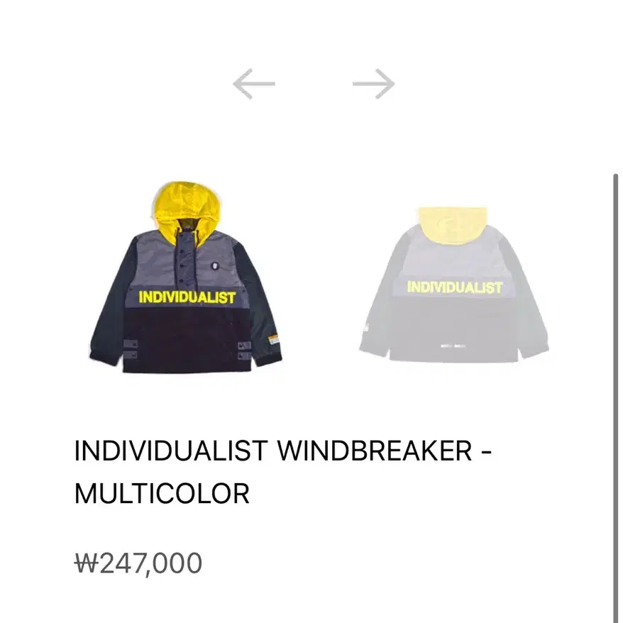 INDIVIDUALIST WINDBREAKER - MULTICOLOR