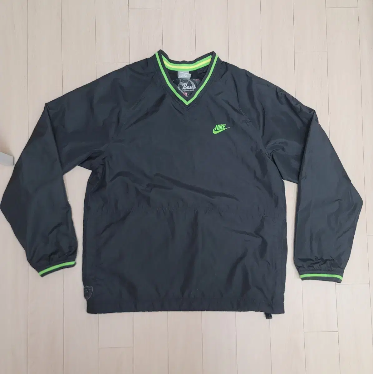 Nike Baseball V-Neck Windbreaker Jacket Black M(100)