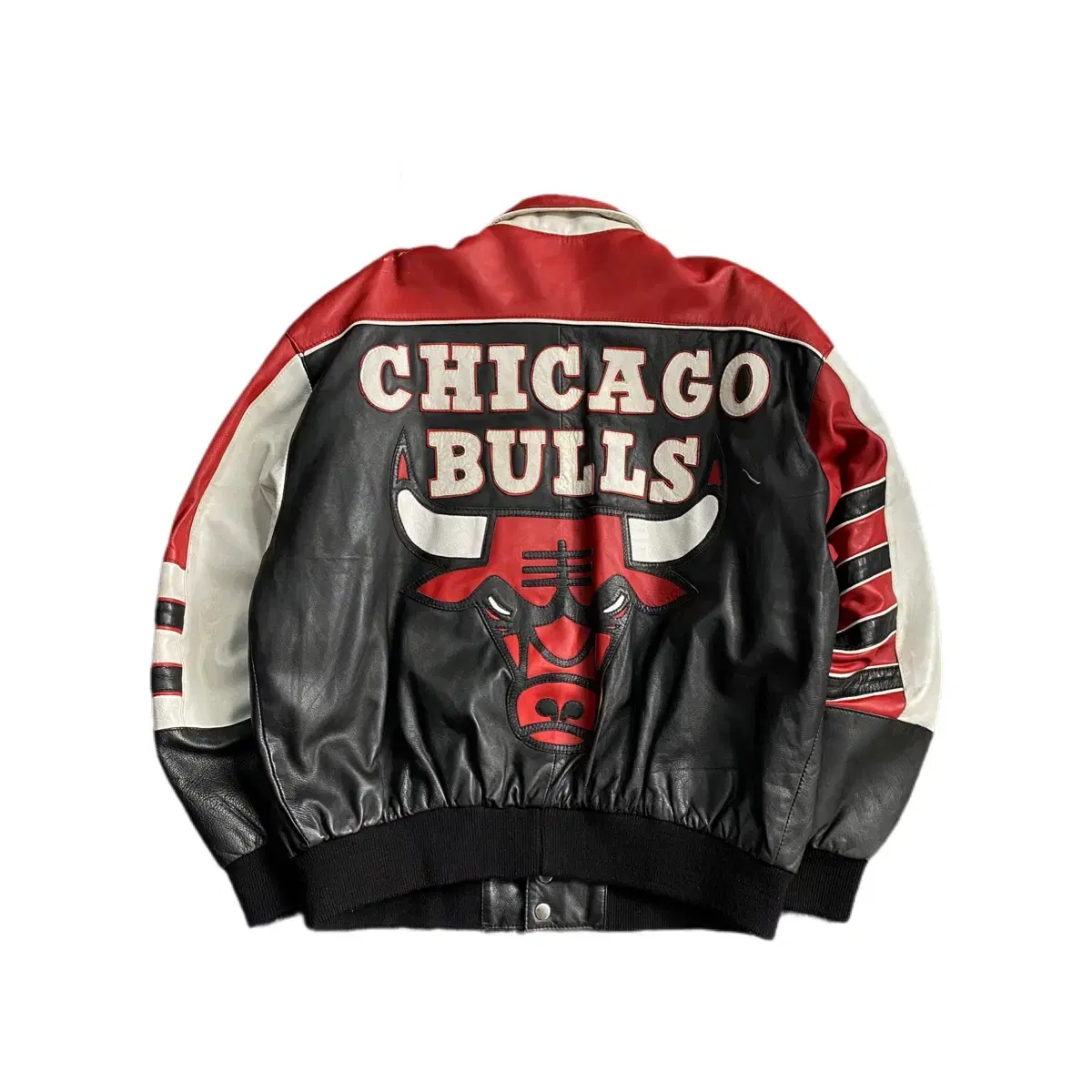 NBA Chicago Bulls Vintage Full Leather Varsity Stadium Jacket