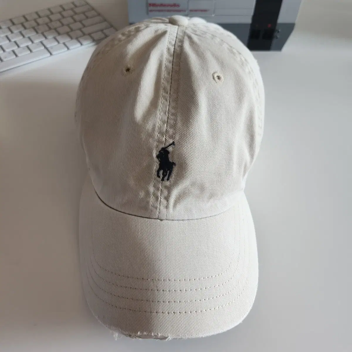 POLO RALPH LAUREN Ball Cap Hat Beige Size: FREE H0029