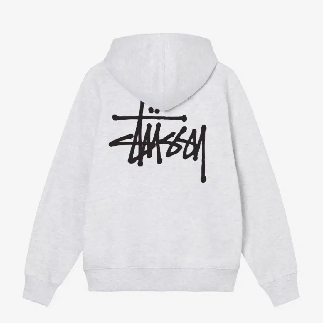 스투시 Stussy 베이직 후드집업 애쉬헤더 2022