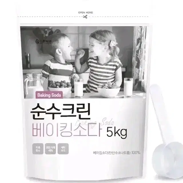 [무료배송] 베이킹소다 5KG + 스푼 1개