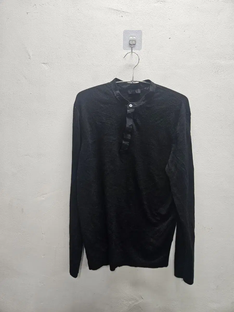 M course wool100 long sleeve shirt