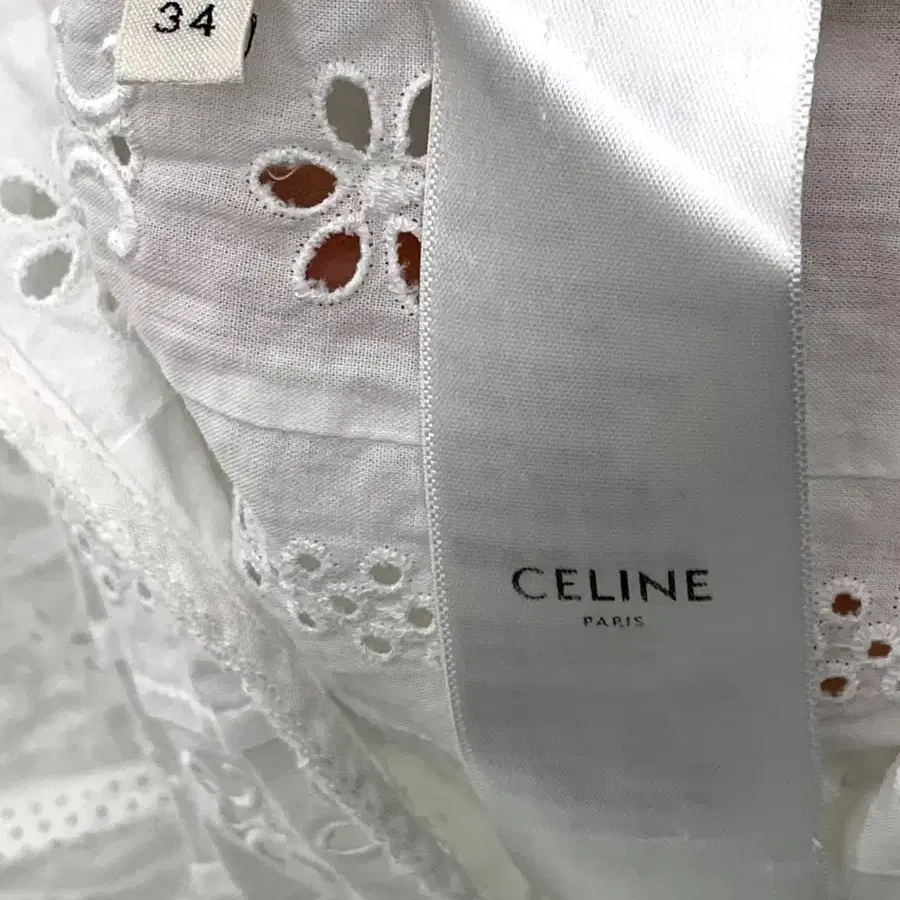 Celine 셀린느 펀칭 트리오페 셔츠