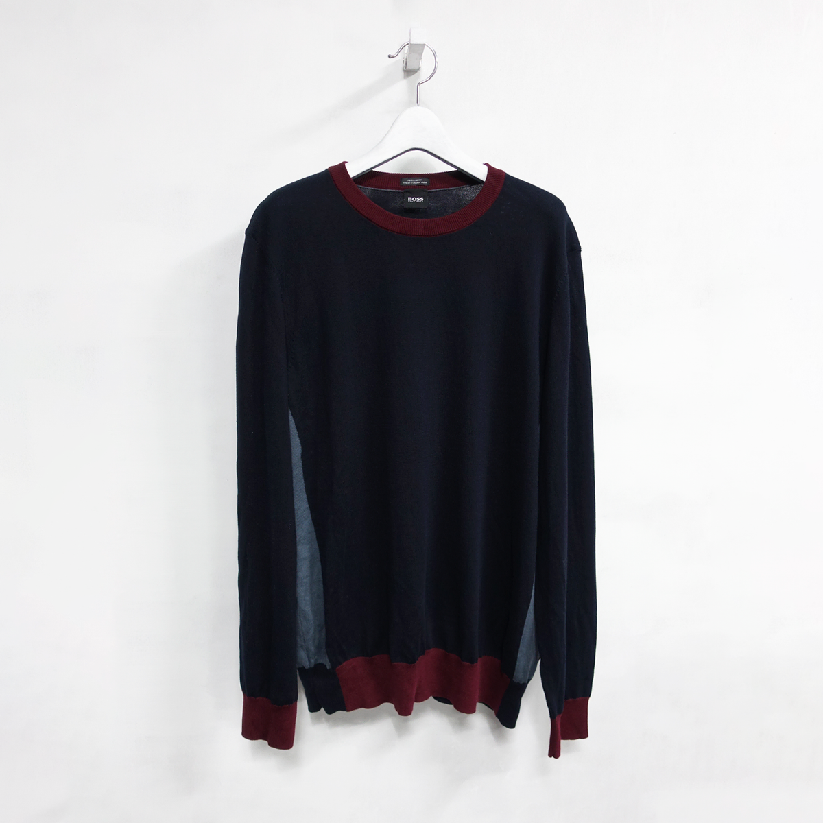 HUGO BOSS COLOR BLOCK KNIT 보스 휴고 보스 니트