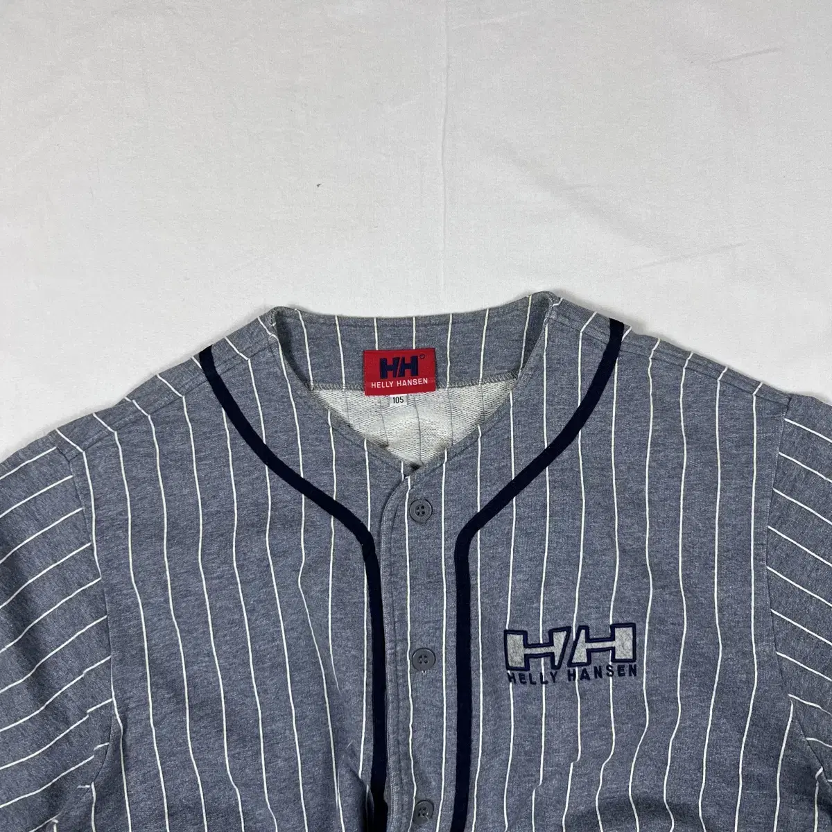 90s 헬리한센 helly hansen 스펠아웃 hh 로고 베이스볼 저지