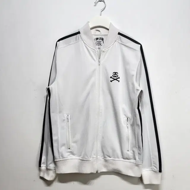 스투시  Stussy 기어 트레이닝 트랙탑자켓 화이트 S