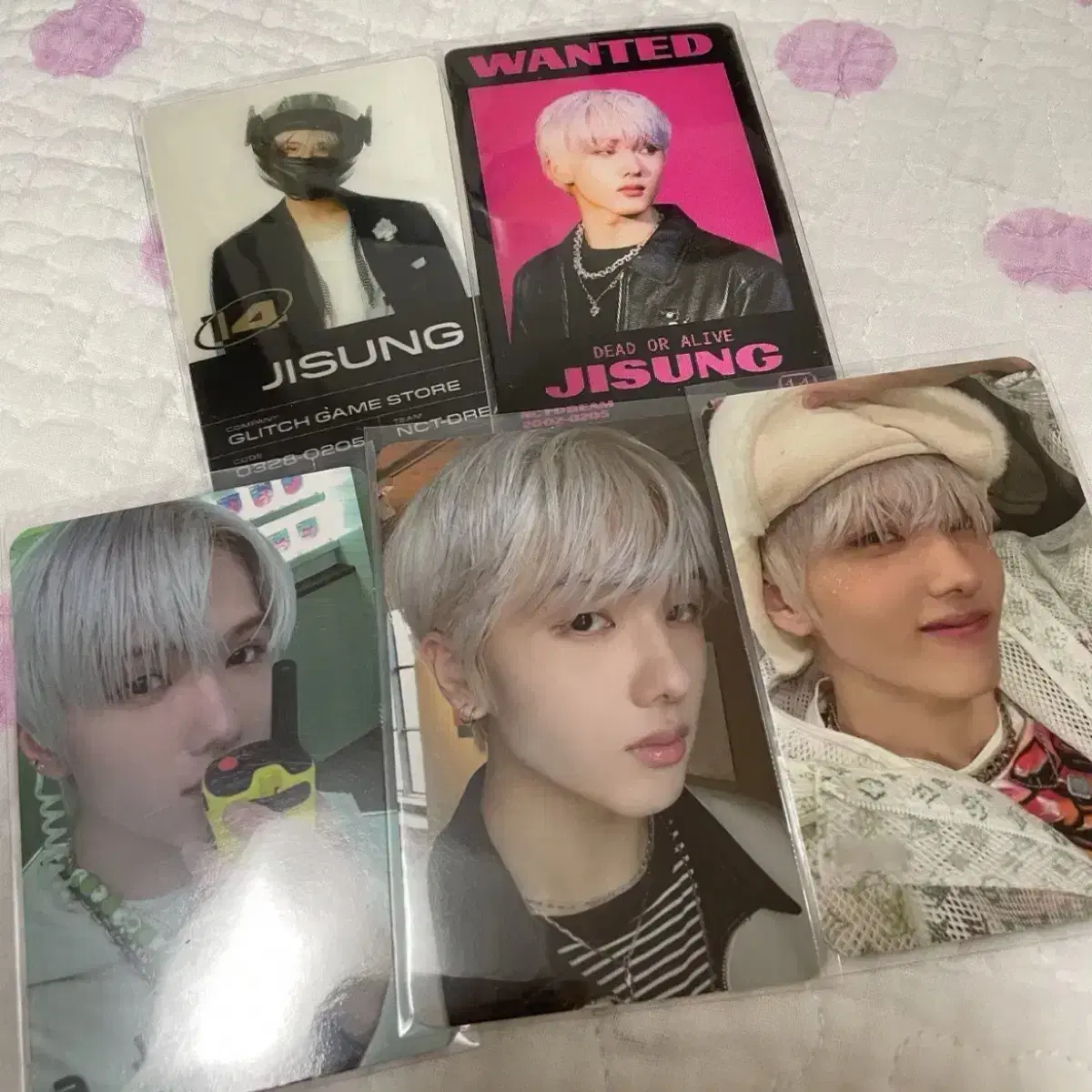 NCT Dream jisung Glitchmode Alpo full set / jisung photocard nct photocard Gunbam Jisung