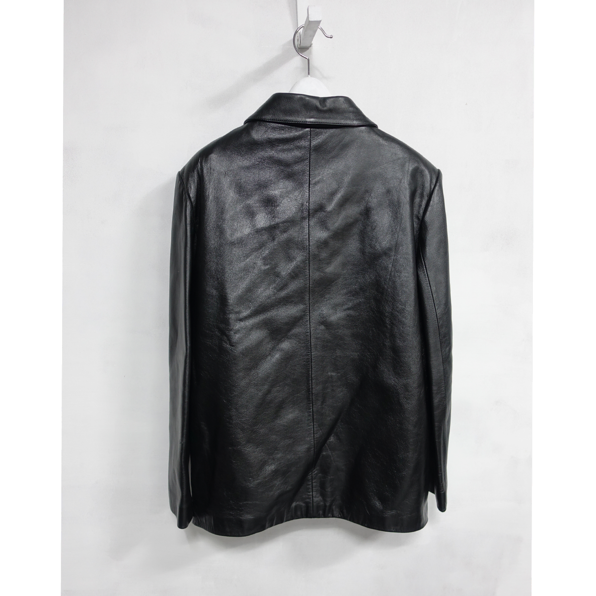 LAMB LEATHER BLOCKED JACKET 양가죽 자켓