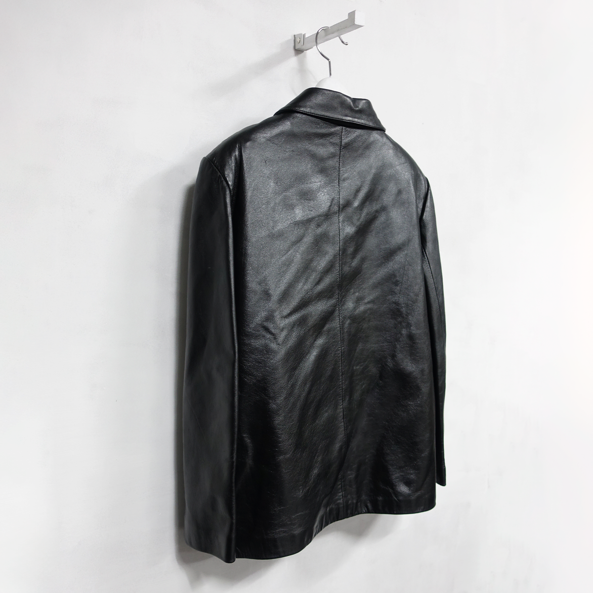 LAMB LEATHER BLOCKED JACKET 양가죽 자켓