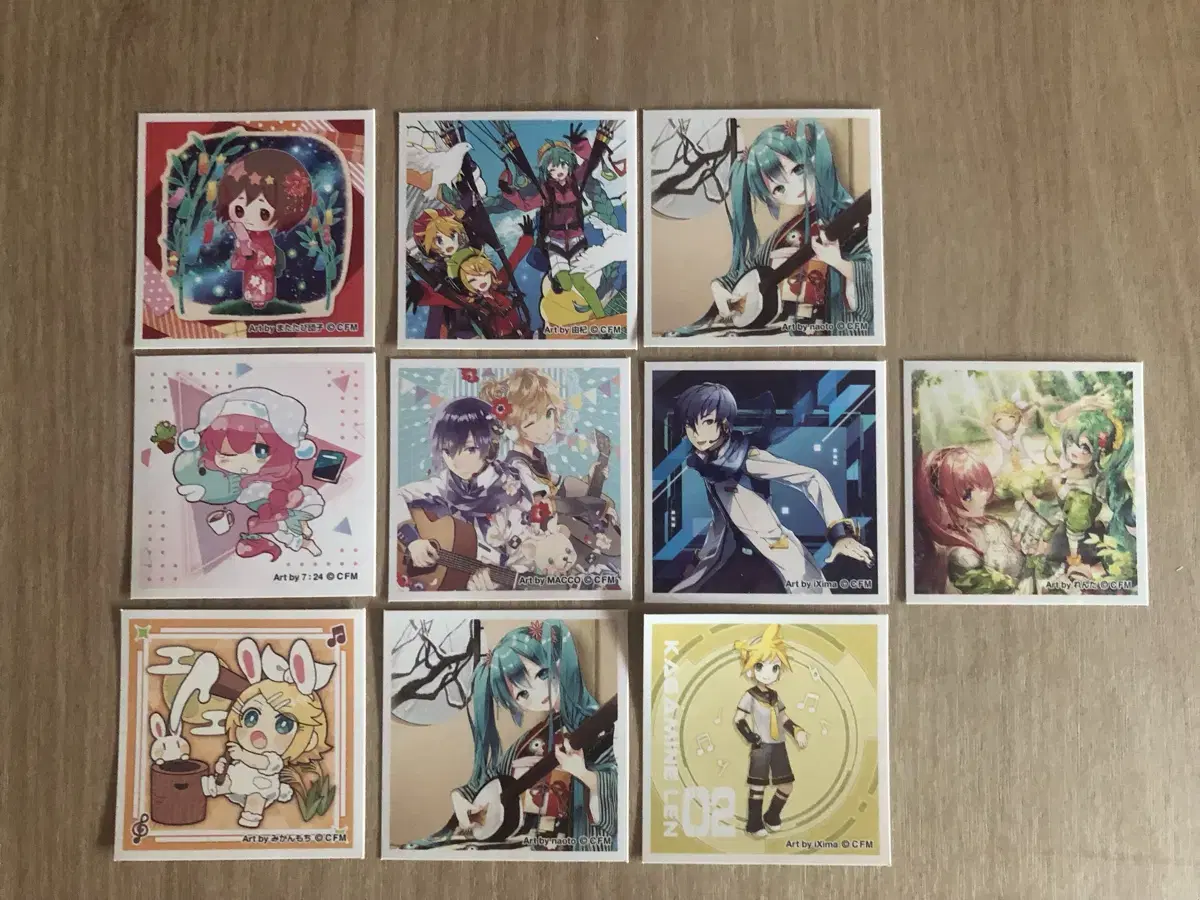 Bulk) Hatsune Miku Seal Collection sticker Rin ren Kaito Meiko Sells