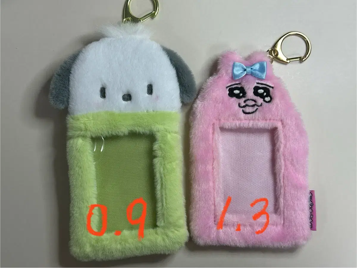 Pochaco furry bunny Opa Opa photocard holder