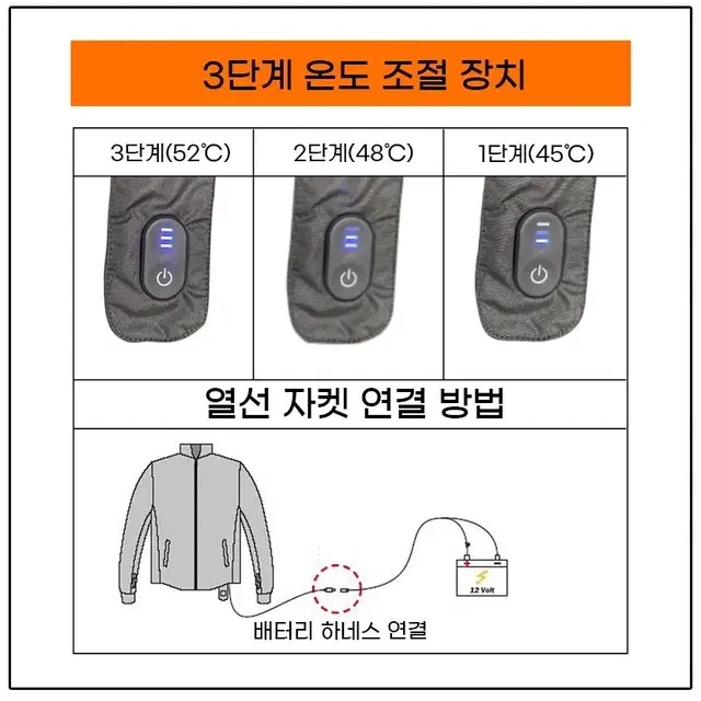 레드라인 pom열선자켓