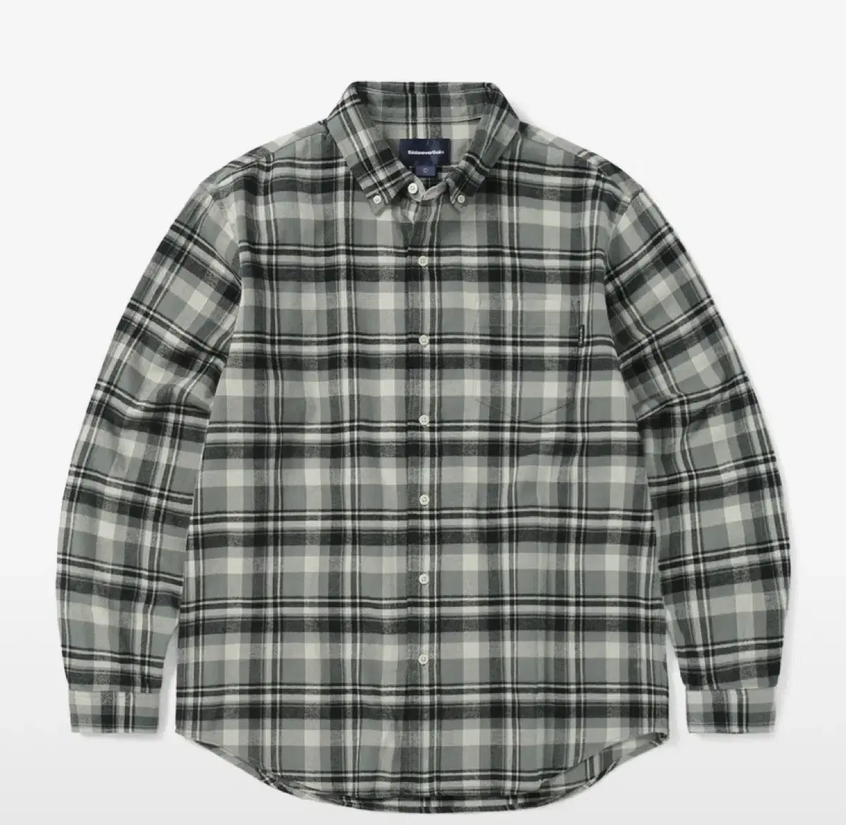 [XL] This Is Never That Flannel Check Shirt Gray