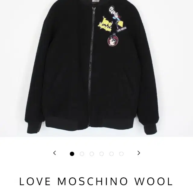 L>LOVE MOSCHINO 울 봄버 자켓