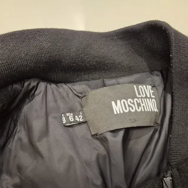 L>LOVE MOSCHINO 울 봄버 자켓