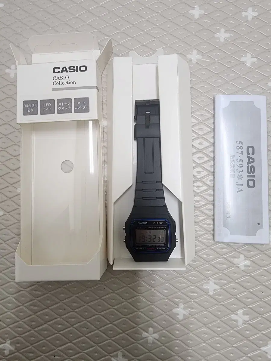 casio f-91w 정품시계 막 도착한 일본직구 판매