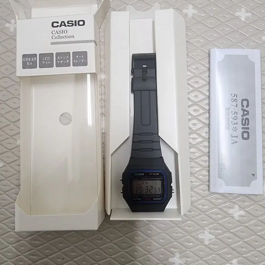 casio f-91w 정품시계 막 도착한 일본직구 판매