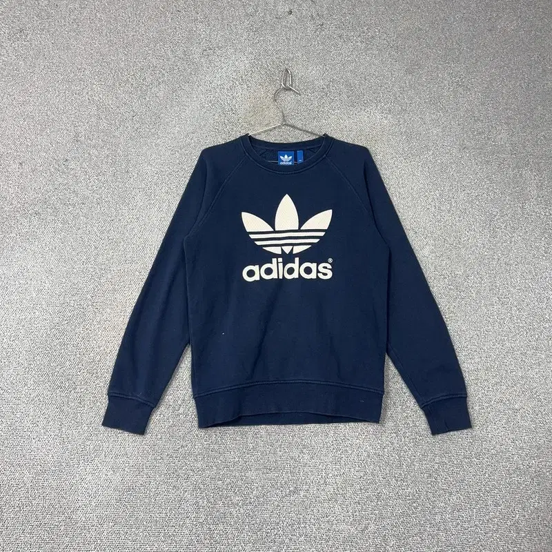 Adidas Trefoil Big Logo Navy Printed Man-to-Man 095