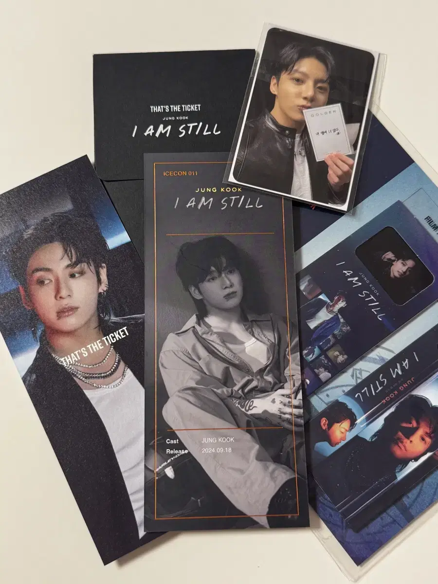 Jungkook Movie Pre-order Benefit TTT,Photocard,Filmmark