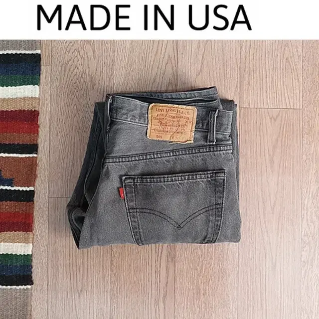 미국메이드 92s levis 리바이스 501 블랙 워싱 빈티지데님 33