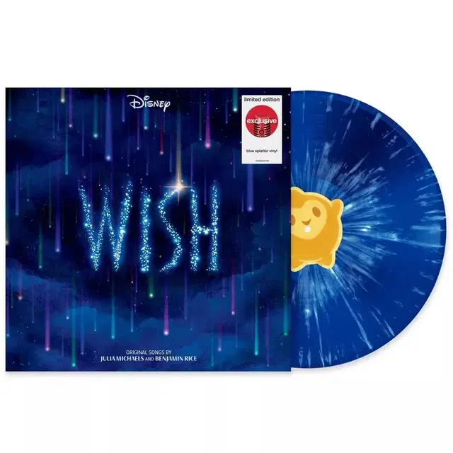 디즈니 100주년 기념 애니메이션 Wish OST 블루스플래터 LP