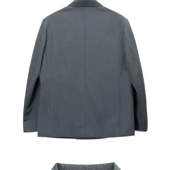 STU Double Blazer Mid Grey 에스티유 더블 블레이저