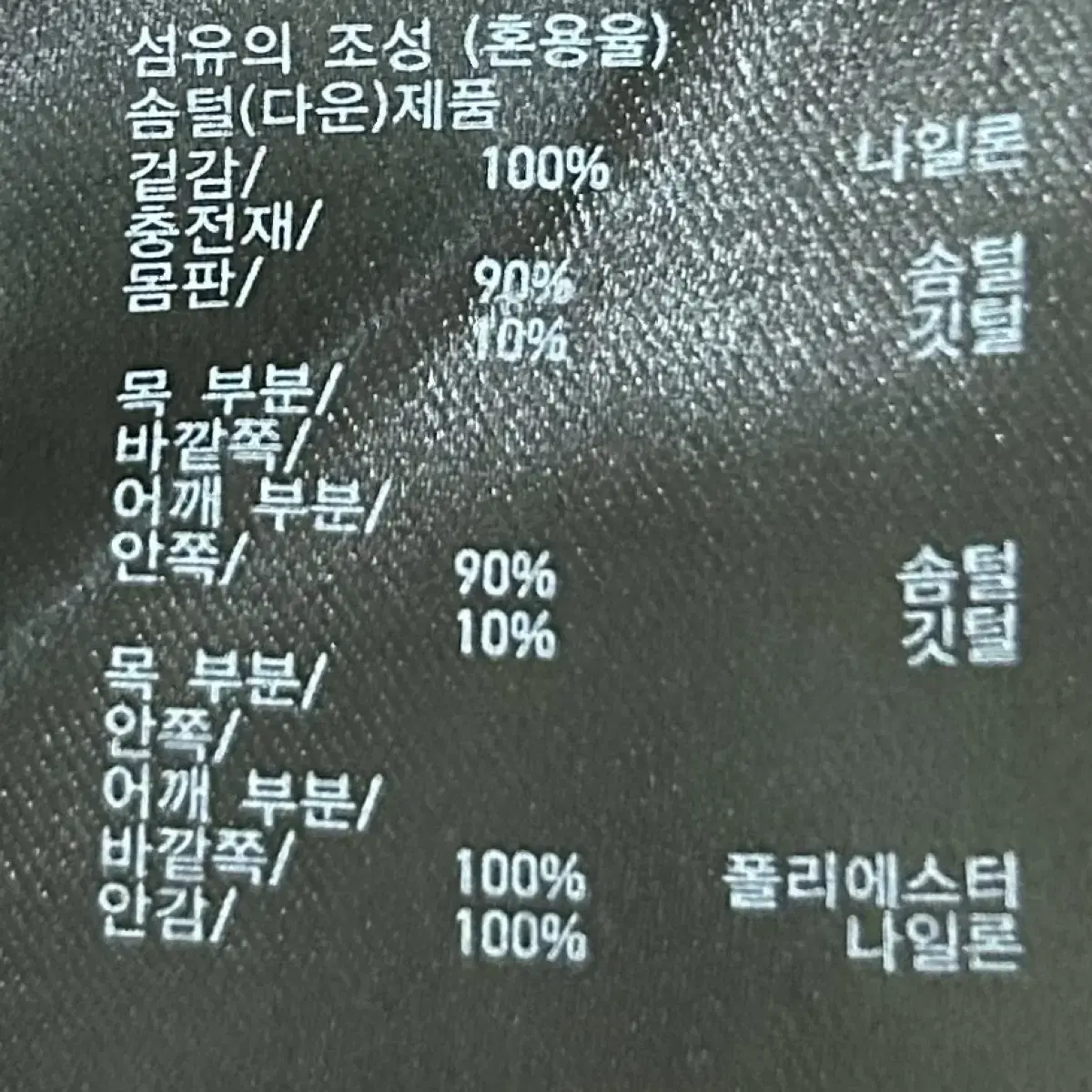 [남자 100]유니클로 경량 다운조끼