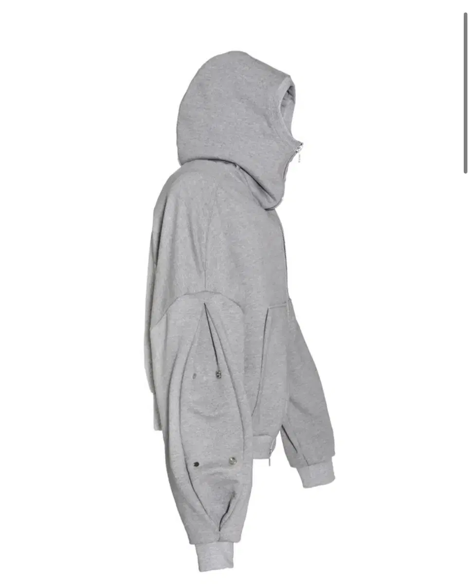 MJD Gray (Melange) Hoodie (one size)