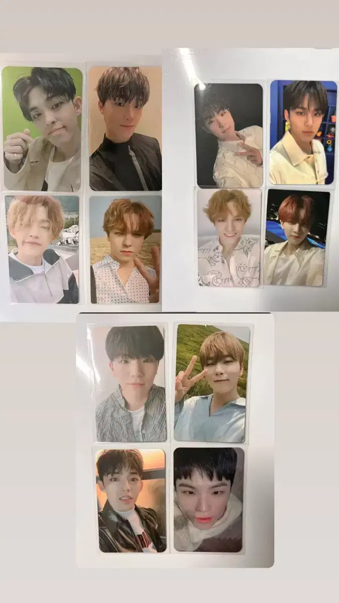 (급처분)seventeen photocard jeonghan mingyu seungkwan photocard wts dino seungchul vernon woozi