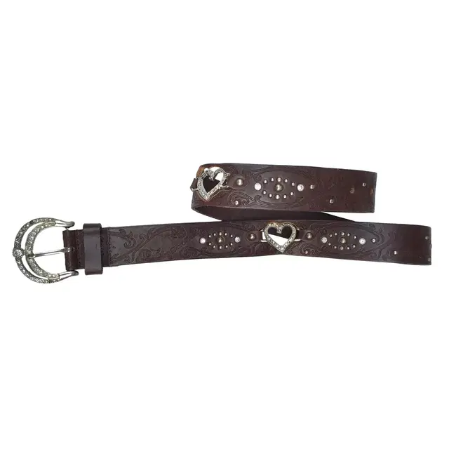 Cubic fairy leather belt