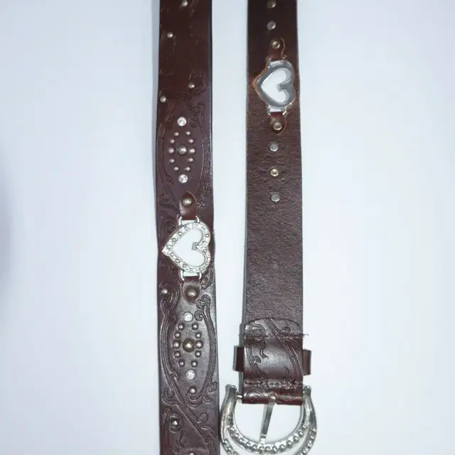 Cubic fairy leather belt