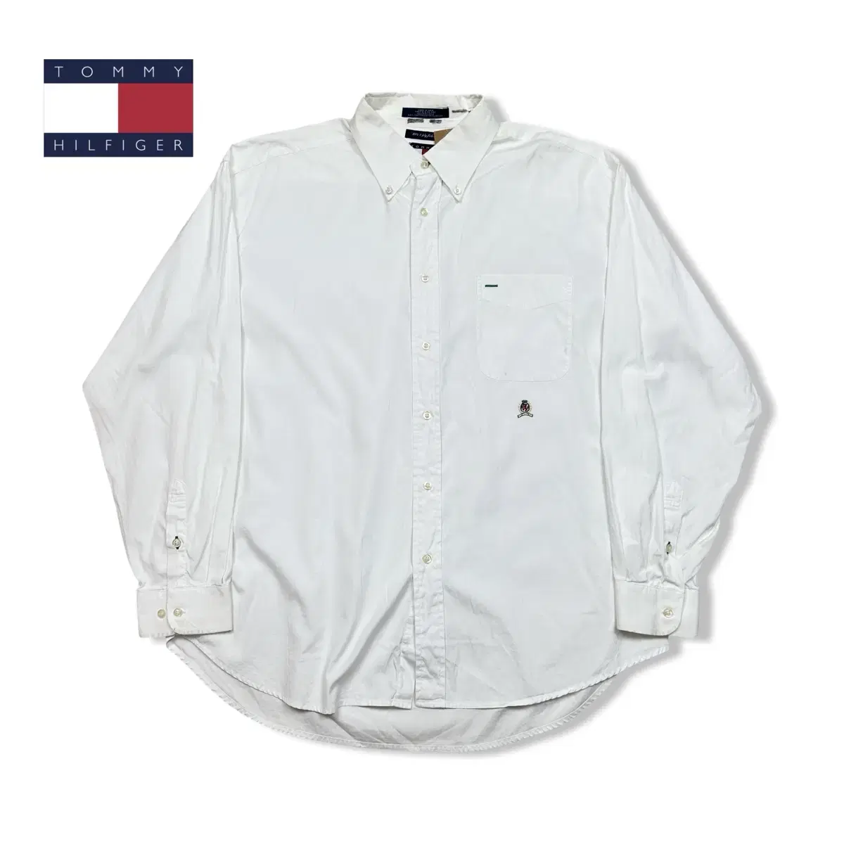 XL Tommy Hilfiger Laurel Embroidered White Shirt