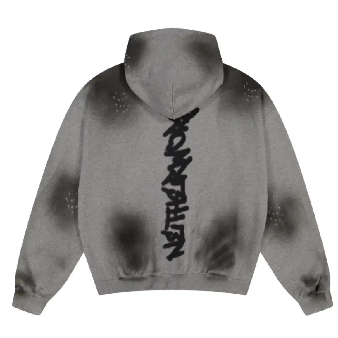 네더월드 후드집업 판매 GRAFFITI ZIP UP HOODIE GRAY