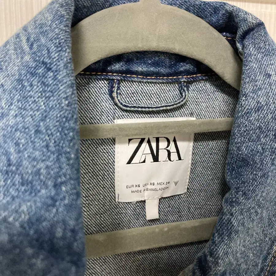 ZARA 자라 크롭 청자켓 데님자켓 가을자켓 옷장정리 에눌가능