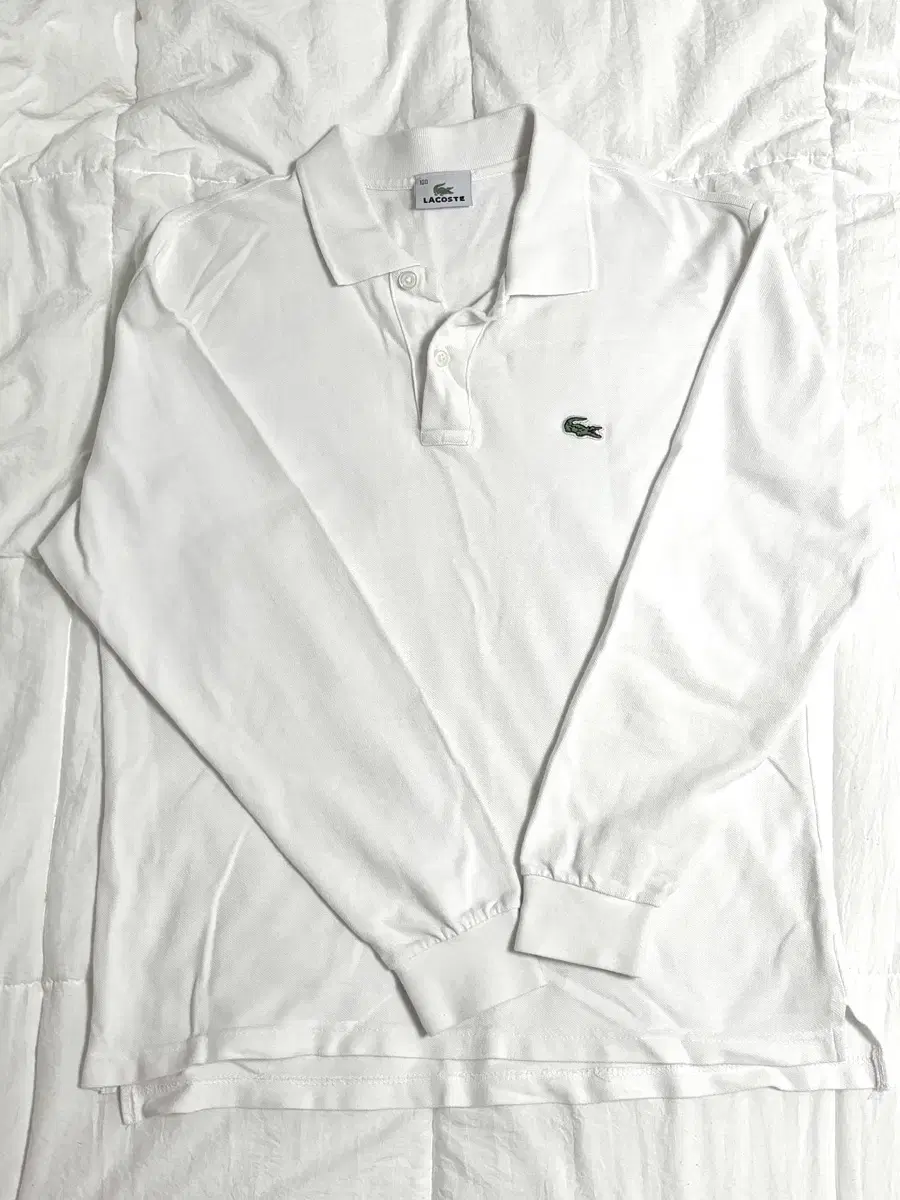 Lacoste White Long Sleeve T-shirt