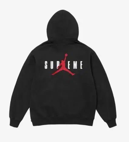 [M~XL] Supreme Jordan Hoodie 24FW Black,Gray