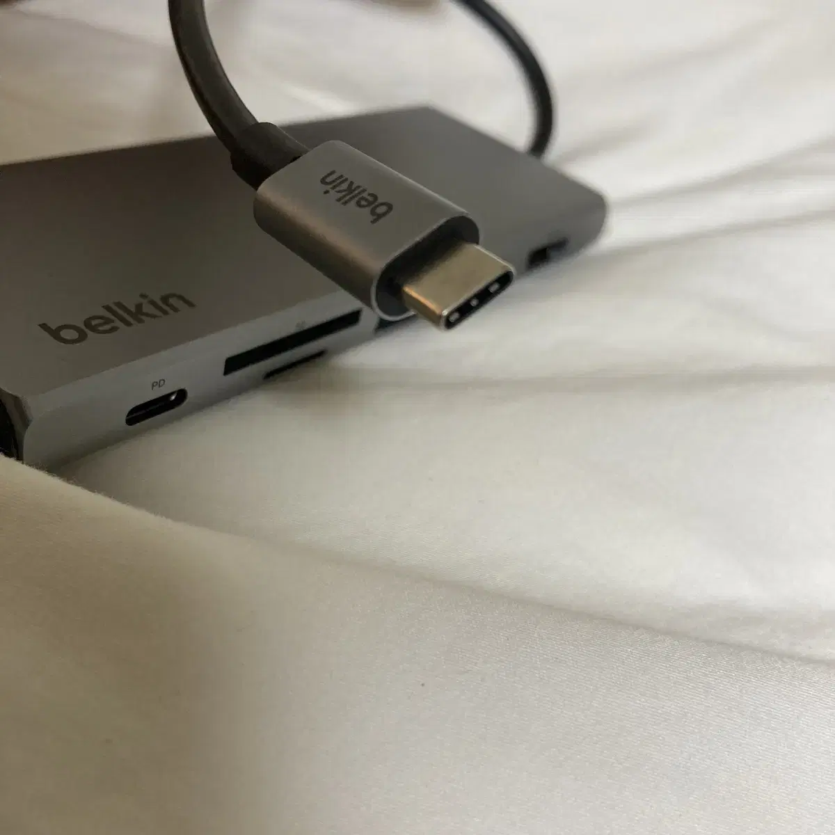 벨킨 7in1 USB C 허브 INC009 실버그레이