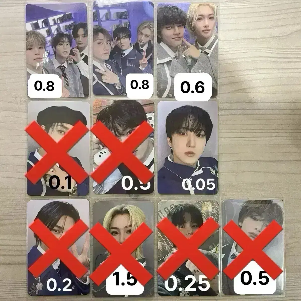 skz skz magic school bracelet photocard