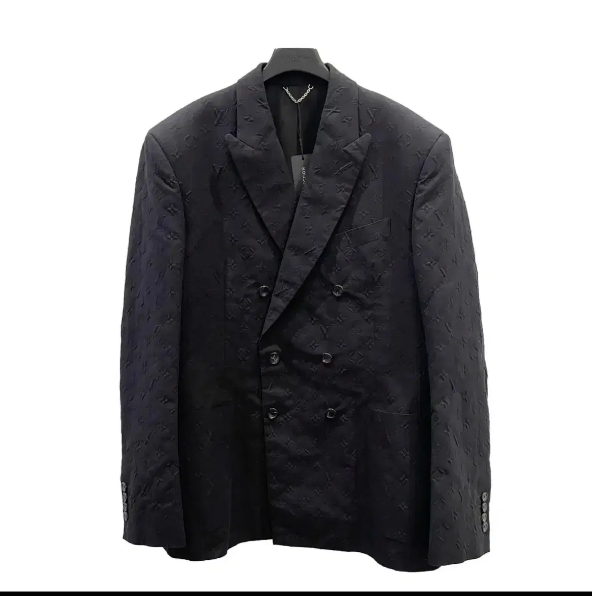 Louis Vuitton Double-breasted Embossed Monogram Double-breasted Blazer - 54