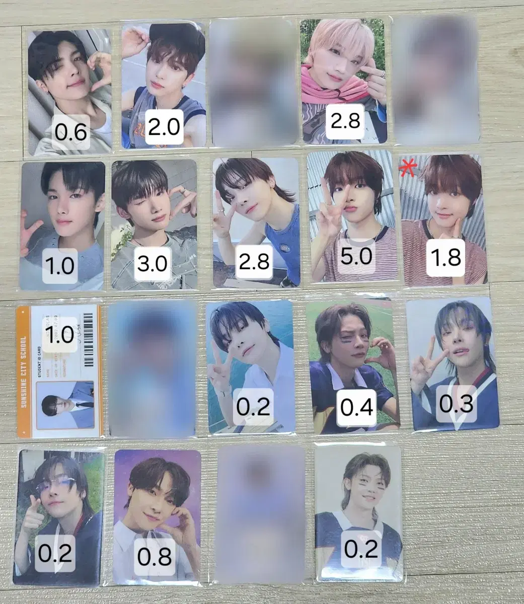 &team ej nicholas yuma joe taki mifan ayukdae hash student ID photocard wts