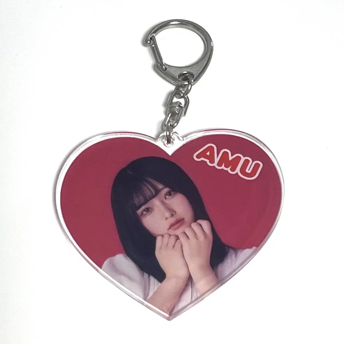 QRing teshitemite nigemizu amu keyring