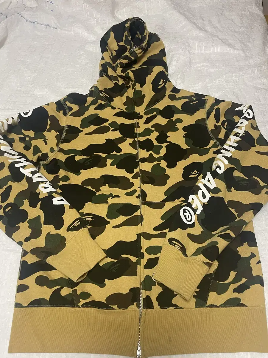 베이프 카모 후드 집업 BAPE L