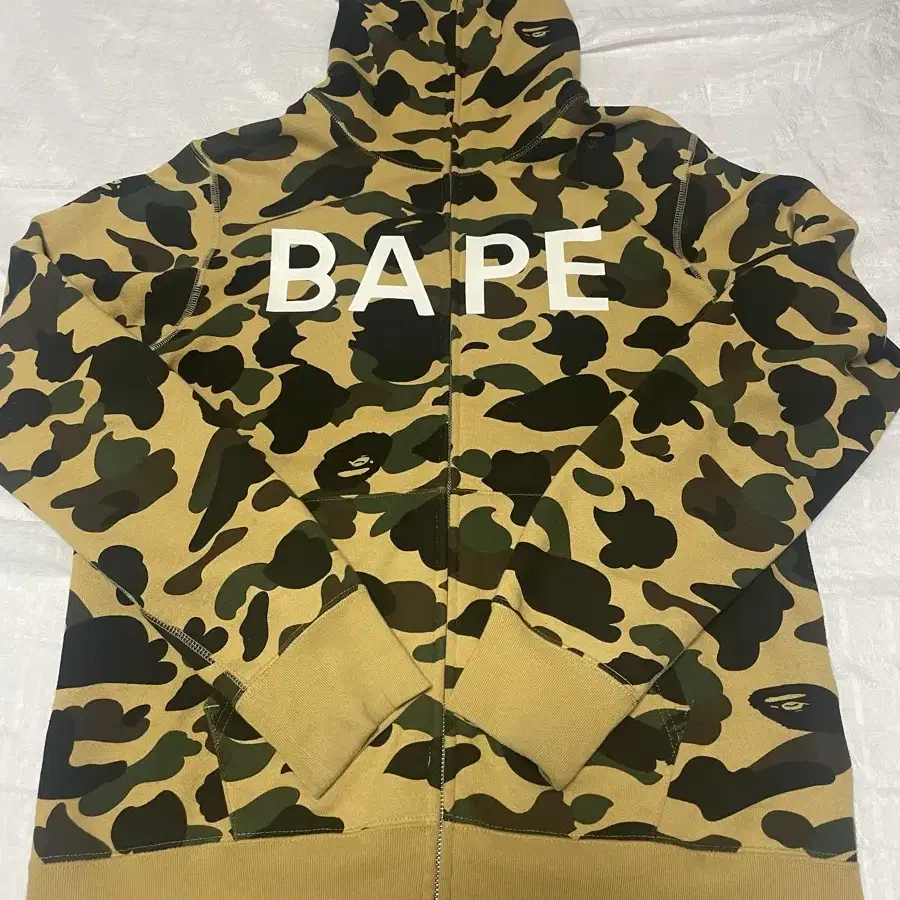 베이프 bape 1st 카모 OG 로고 후드 집업