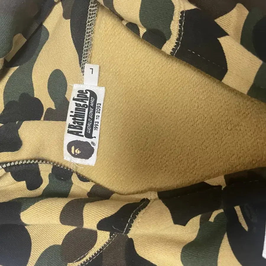 베이프 bape 1st 카모 OG 로고 후드 집업