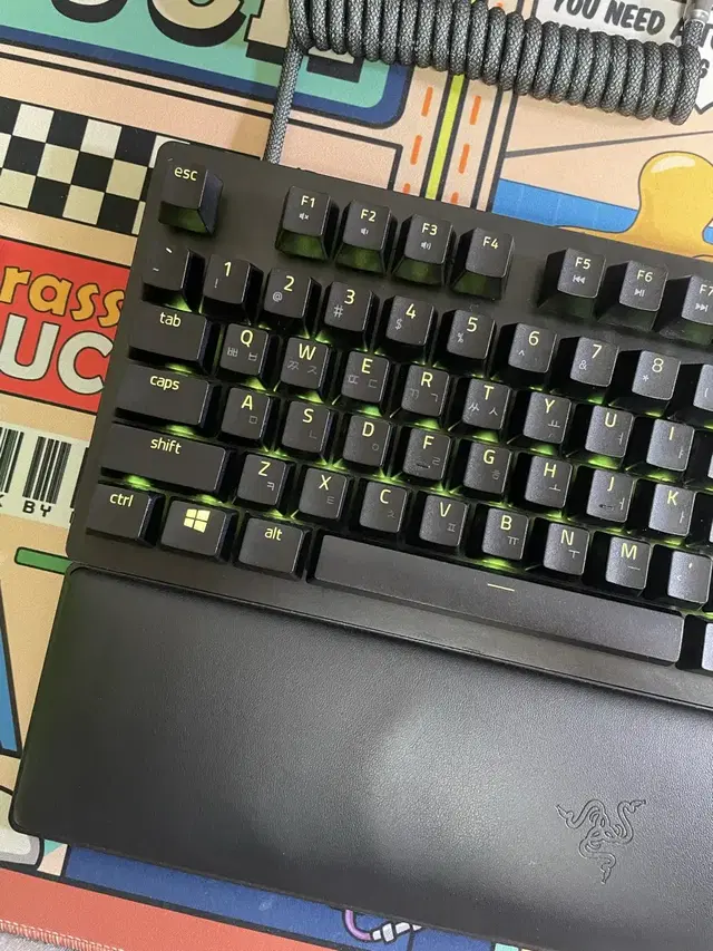 [타건영상첨부] RAZER Huntsman V2 Linear TKL KR